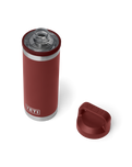 The Yeti Rambler 18oz Bottle with Chug Cap in Stag Red