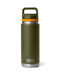Rambler 26oz Bottle with Chug Cap in Olive & King Crab Orange