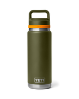 Rambler 26oz Bottle with Chug Cap in Olive & King Crab Orange