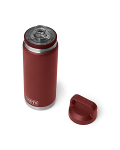 The Yeti Rambler 26oz Bottle with Chug Cap in Stag Red
