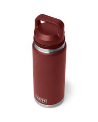 The Yeti Rambler 26oz Bottle with Chug Cap in Stag Red