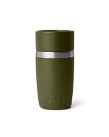 Rambler 8oz Travel Bottle in Olive & King Crab Orange