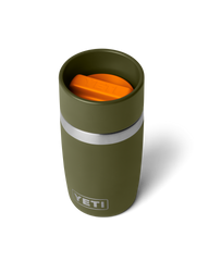 Rambler 8oz Travel Bottle in Olive & King Crab Orange