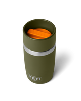 Rambler 8oz Travel Bottle in Olive & King Crab Orange
