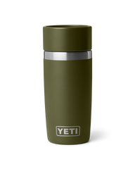 Rambler 12oz Travel Bottle in Olive & King Crab Orange
