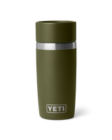 Rambler 12oz Travel Bottle in Olive & King Crab Orange