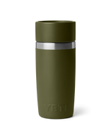 Rambler 12oz Travel Bottle in Olive & King Crab Orange