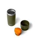 Rambler 12oz Travel Bottle in Olive & King Crab Orange