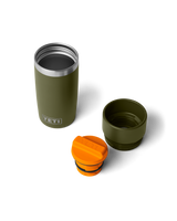 Rambler 12oz Travel Bottle in Olive & King Crab Orange