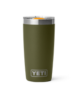 Rambler 10oz Tumbler in Olive & King Crab Orange