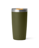 Rambler 10oz Tumbler in Olive & King Crab Orange