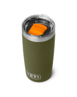 Rambler 10oz Tumbler in Olive & King Crab Orange