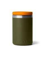 Rambler 16oz Insulated Food Jar in Olive & King Crab Orange