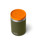 Rambler 16oz Insulated Food Jar in Olive & King Crab Orange