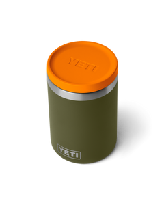 Rambler 16oz Insulated Food Jar in Olive & King Crab Orange