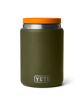Rambler 24oz Insulated Food Jar in Olive & King Crab Orange