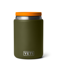 Rambler 24oz Insulated Food Jar in Olive & King Crab Orange
