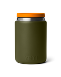 Rambler 24oz Insulated Food Jar in Olive & King Crab Orange