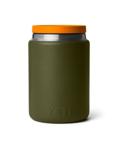 Rambler 24oz Insulated Food Jar in Olive & King Crab Orange