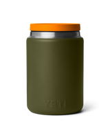Rambler 24oz Insulated Food Jar in Olive & King Crab Orange