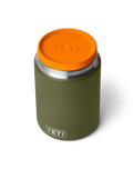 Rambler 24oz Insulated Food Jar in Olive & King Crab Orange