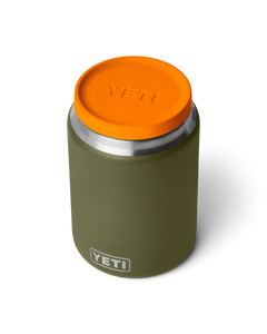 Rambler 24oz Insulated Food Jar in Olive & King Crab Orange