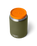 Rambler 24oz Insulated Food Jar in Olive & King Crab Orange