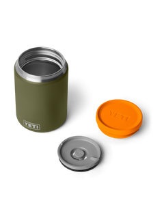Rambler 24oz Insulated Food Jar in Olive & King Crab Orange