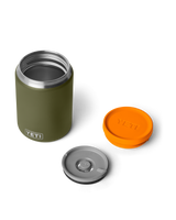 Rambler 24oz Insulated Food Jar in Olive & King Crab Orange