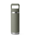 The Yeti Rambler 18oz Bottle with Straw Cap in Pampa Green