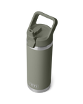 The Yeti Rambler 18oz Bottle with Straw Cap in Pampa Green