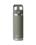 The Yeti Rambler 18oz Bottle with Straw Cap in Pampa Green