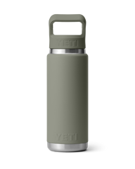 The Yeti Rambler 26oz Bottle with Straw Cap in Pampa Green