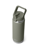 The Yeti Rambler 26oz Bottle with Straw Cap in Pampa Green