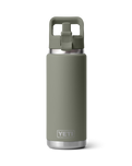 The Yeti Rambler 26oz Bottle with Straw Cap in Pampa Green