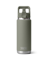 The Yeti Rambler 26oz Bottle with Straw Cap in Pampa Green