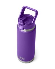 Rambler 26oz Bottle with Straw Cap in Pace Purple