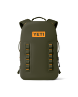 Panga 28L Submersible Backpack in Olive & King Crab Orange