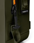 Panga 28L Submersible Backpack in Olive & King Crab Orange