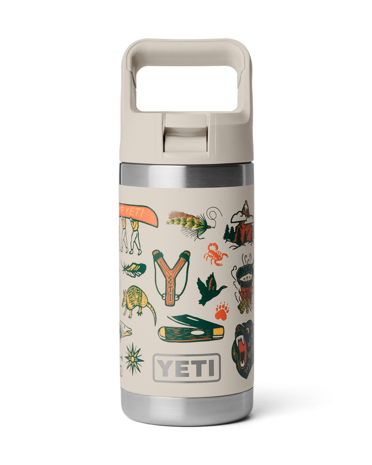 Rambler 12oz Junior Bottle in Cape Summer Camp
