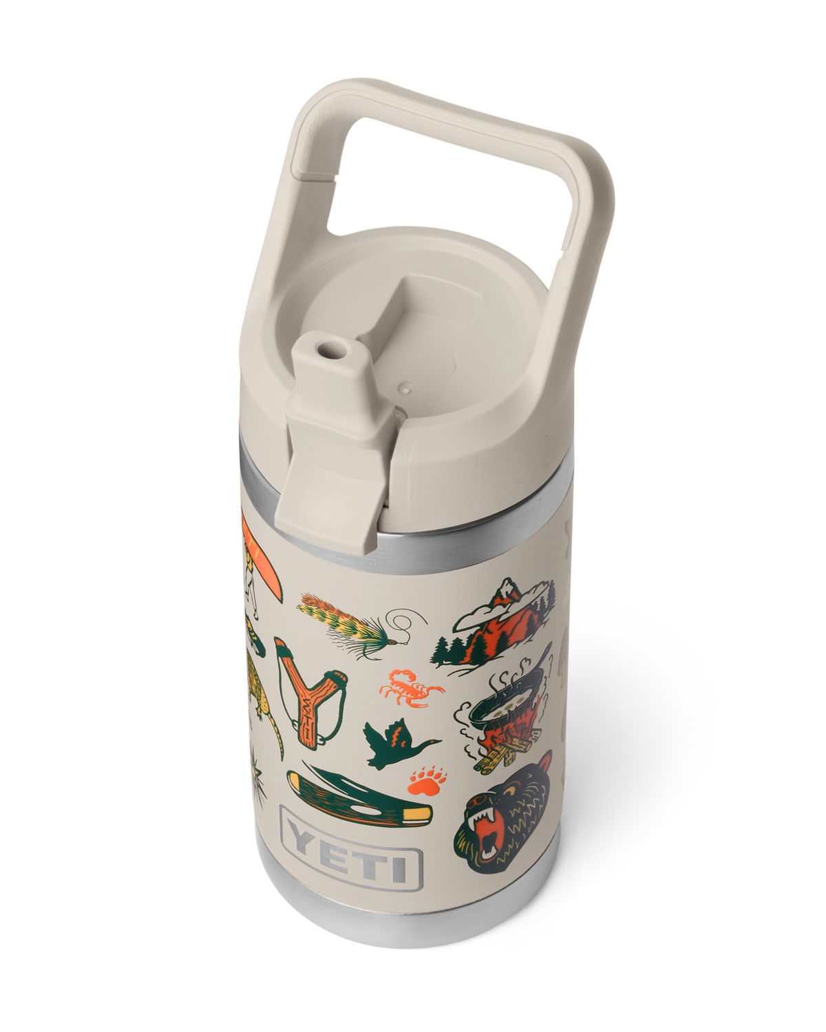Rambler 12oz Junior Bottle in Cape Summer Camp