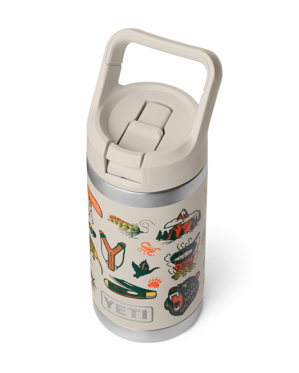 Rambler 12oz Junior Bottle in Cape Summer Camp