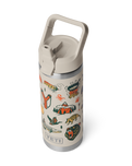 Rambler 18oz Bottle with Straw Cap in Cape Summer Camp