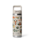 The Yeti Rambler 18oz Bottle with Straw Cap in Cape Summer Camp