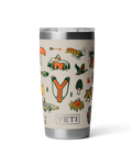 Rambler 20oz Tumbler in Cape Summer Camp