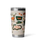 Rambler 20oz Tumbler in Cape Summer Camp