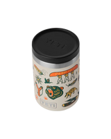 The Yeti Rambler 16oz Insulated Food Jar in Summer Graphic Cape Taupe