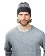 The Barts Mens Laghlan Beanie in Dark Heather