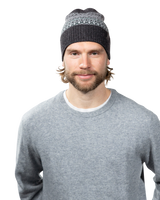 The Barts Mens Laghlan Beanie in Dark Heather
