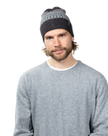 The Barts Mens Laghlan Beanie in Dark Heather